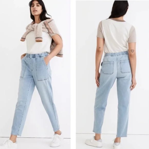 Madewell Denim - Madewell Pull-On Relaxed Jeans S